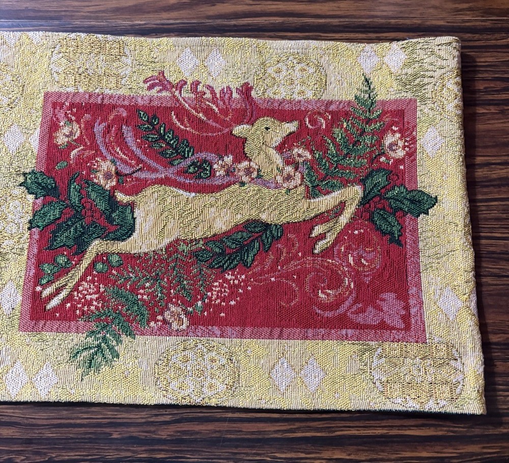 Christmas Table Runner 68 X 12 Inches Cinnamon Scented