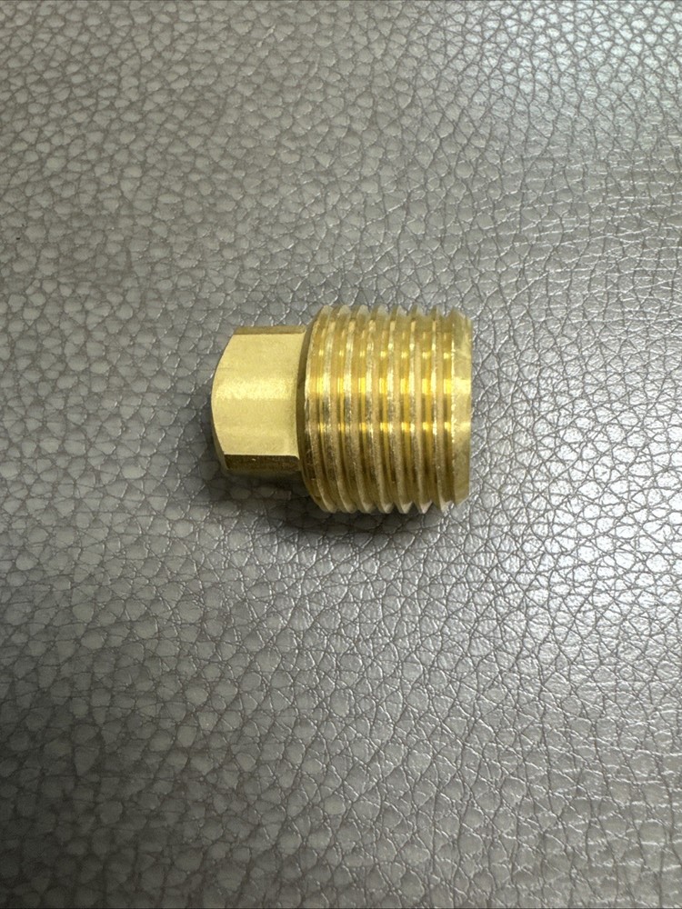 3/8" NPT Solid Brass Boat Hull Spare Garboard Drain Plug-3 PACK