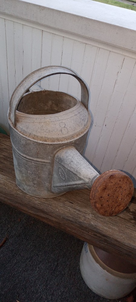 Vintage Galvanized Watering Can ☆ 8