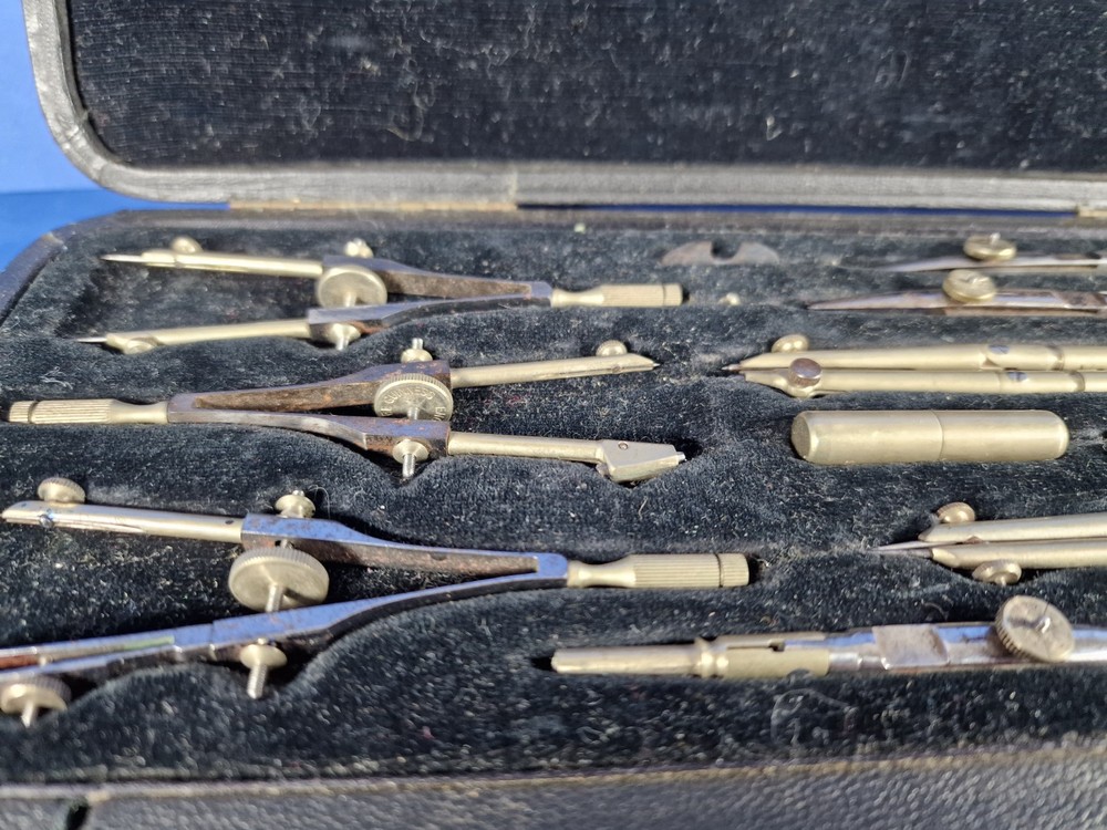 HARPER & TUNSTALL Ltd London & Glasgow Vintage Technical Map Drawing Instruments