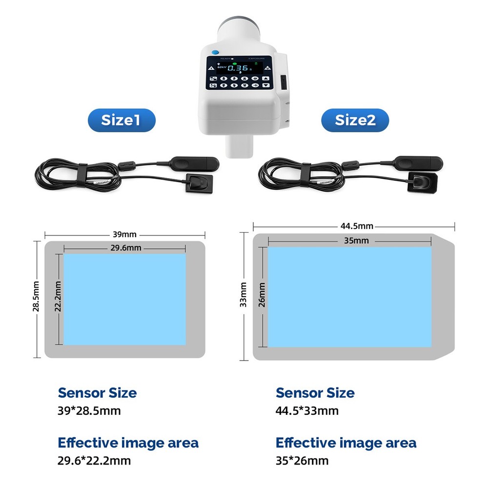 Mobile Dental Unit RayUnit Digital Machine High Frequency with Sensor Size 1/2