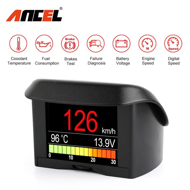 Ancel A202 Automobile On-board Computer Car Digital OBD 2 Computer Display Speed