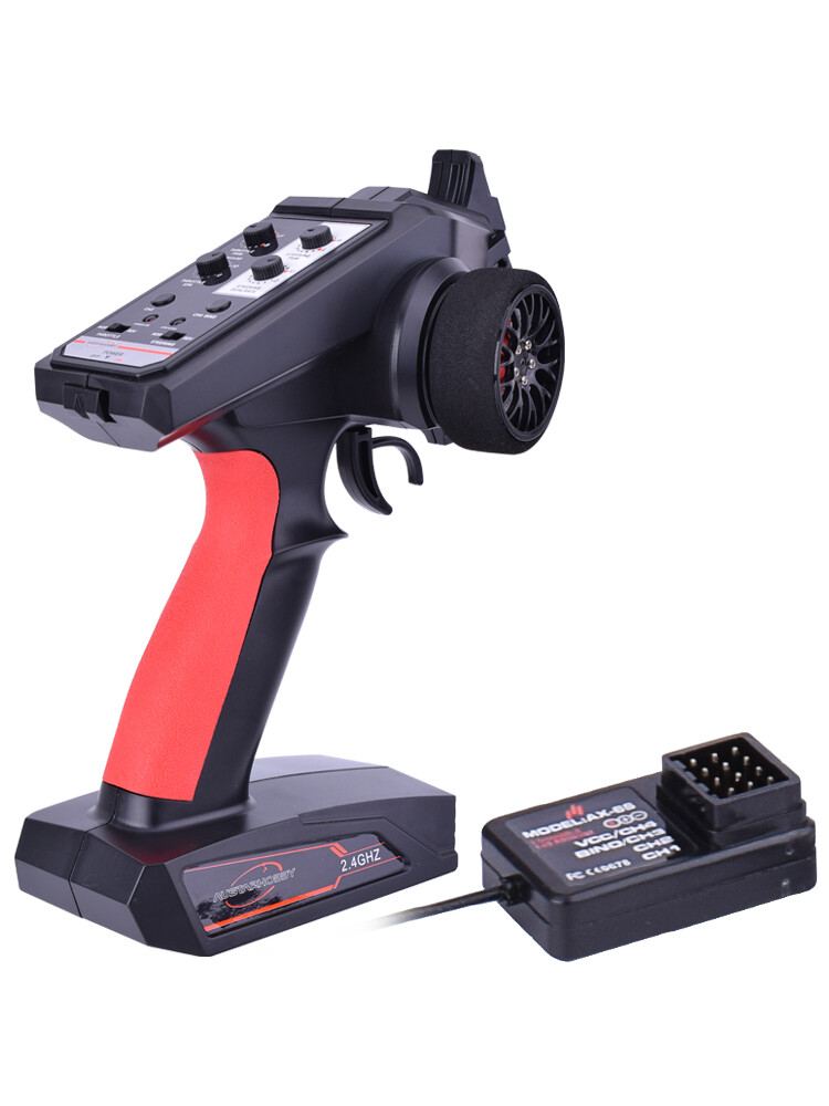 AUSTAR 2.4G 4CH Radio Remote Control Transmitter with Receiver for RC Car