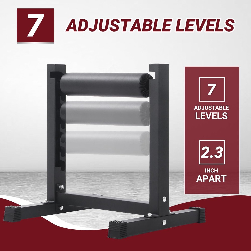 NEW, Bulgarian Split Squat Stand,Single Leg Squat Roller,Adjustabl Single Squat