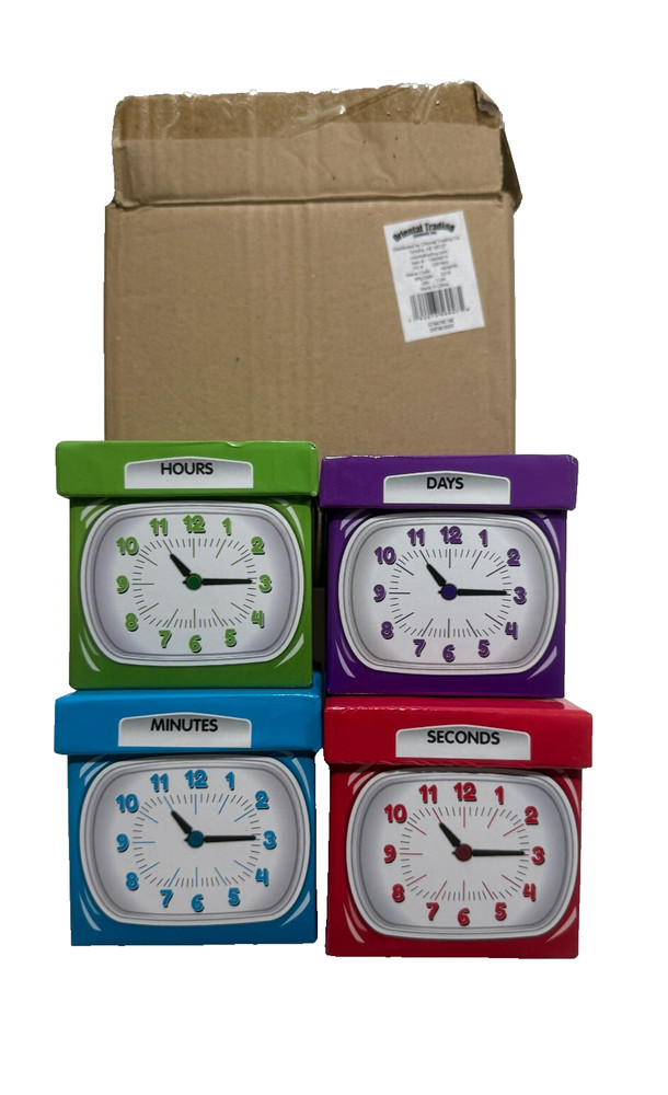 Hours, Days, Minutes, + Seconds Sorting Boxes - 42 Pieces