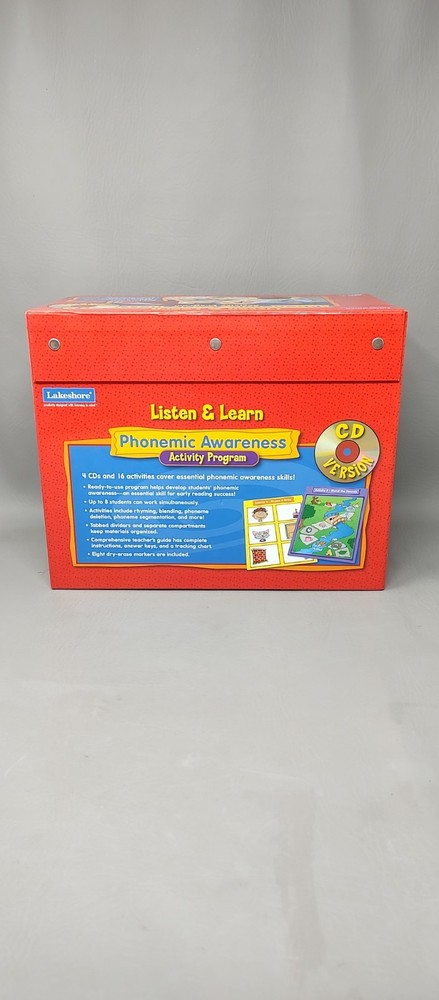 Lakeshore Listen & Learn Phonemic Awareness Activity Program CD Version JJ327