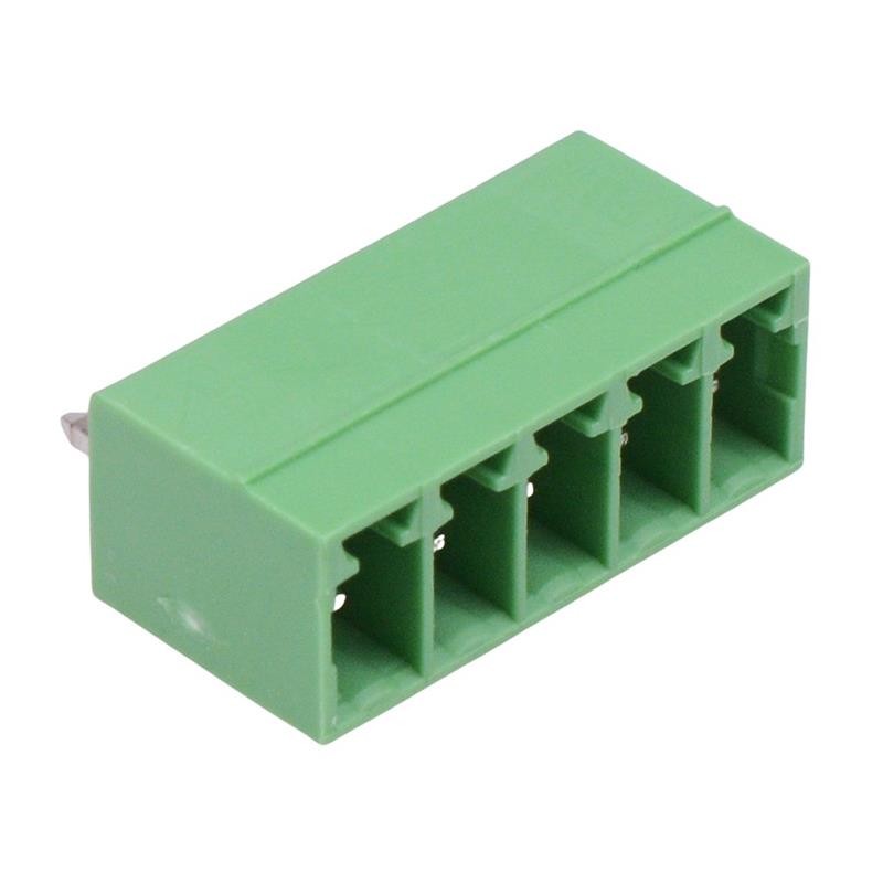 10 x 5-Way 3.5mm Vertical PCB Header Closed Ends 8A 300V