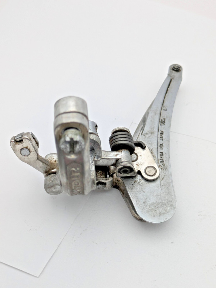 SUNTOUR ARX FRONT DERAILLEUR JAPAN MAEDA 28.6 CABLE STOP SILVER BOTTOM PULL