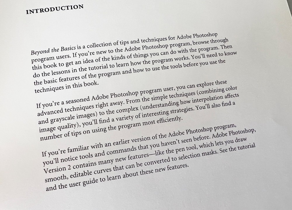 Adobe Photoshop Beyond the Basics Macintosh Version 2 Tutorial