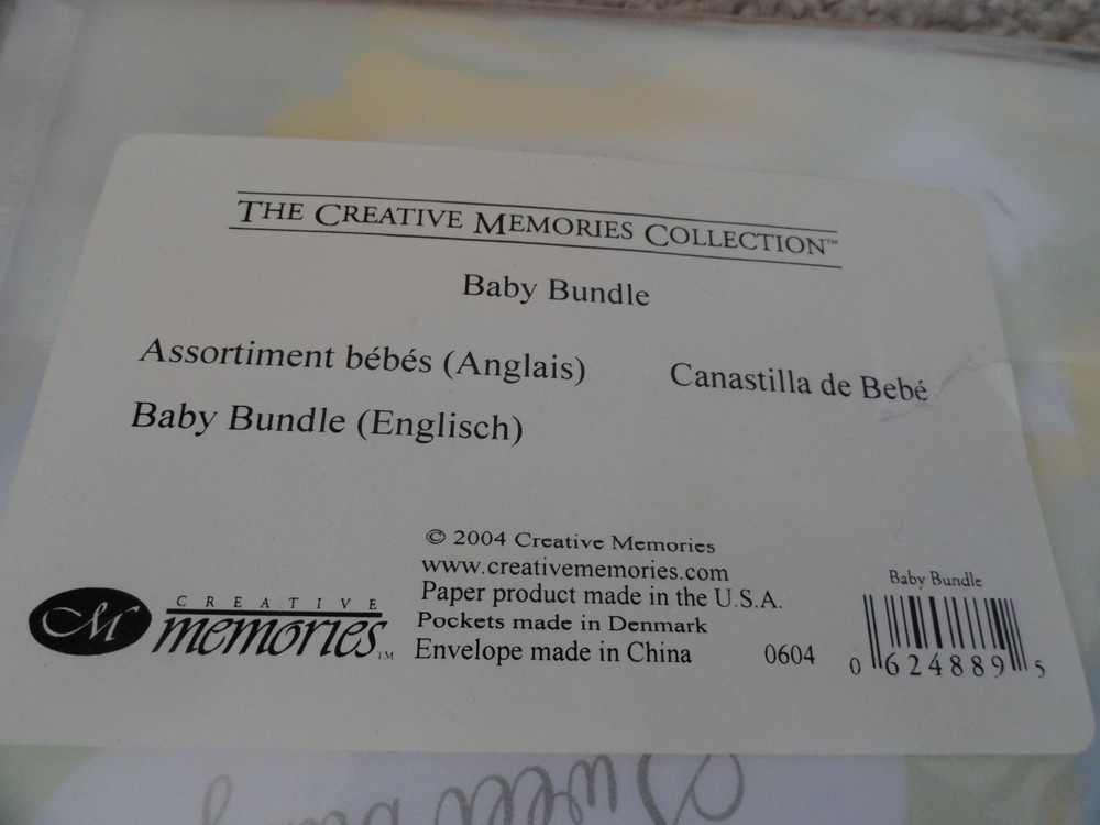 Creative Memories~Baby Bundle for scrapbooking/crafts