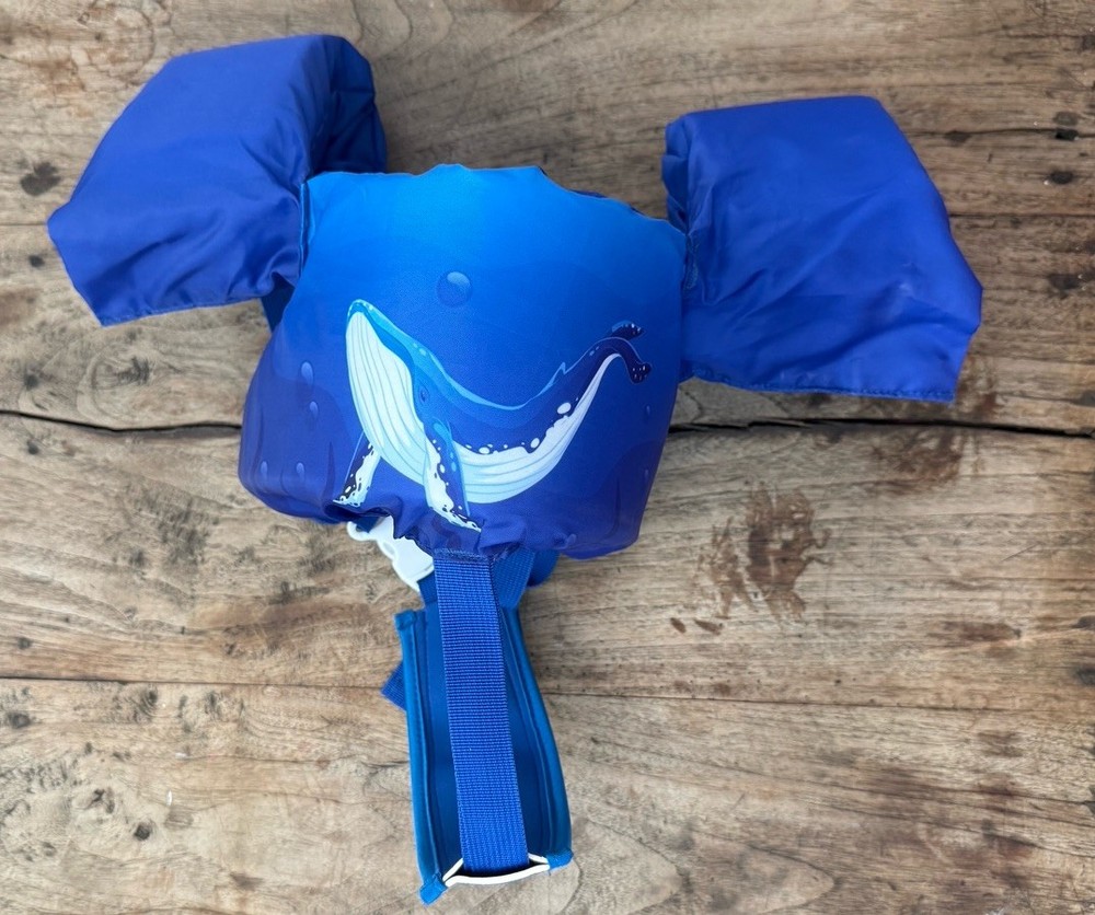 Whale Blue Floatation Device Life Vest 30-60lbs