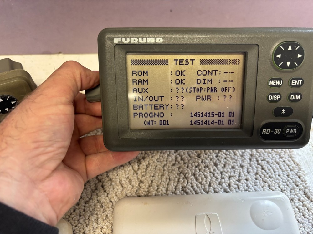 2-Furuno RD-30 Remote Multi Function Display.