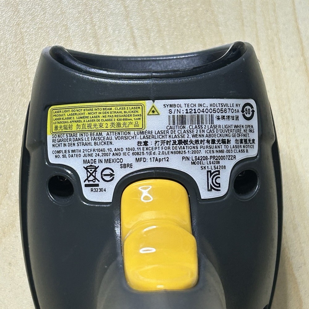 Motorola Symbol Barcode Scanner Only Model LS4200