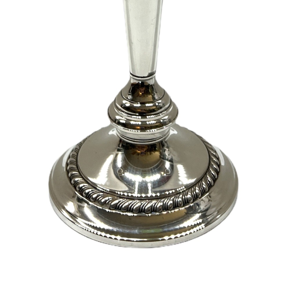 Antique Alvin Candelabra Weighed Sterling Silver 3 Light S258 2Pc Set