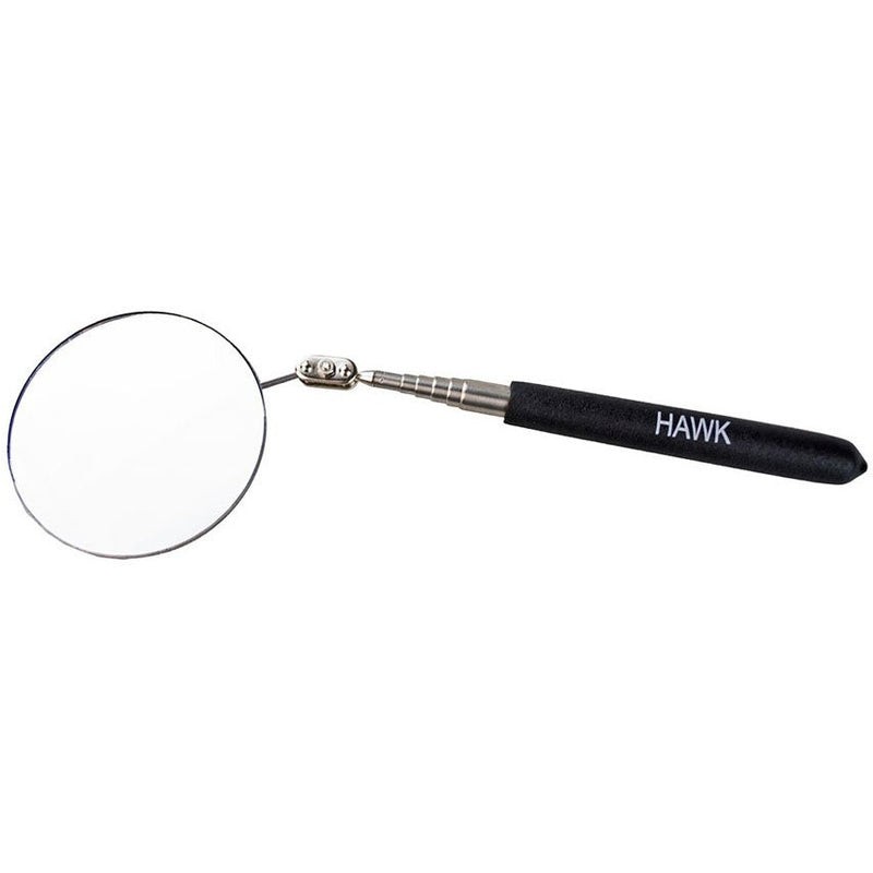 HAWK 3-1/4" Telescoping Inspection Mirror Swivel Head Extendable Tool