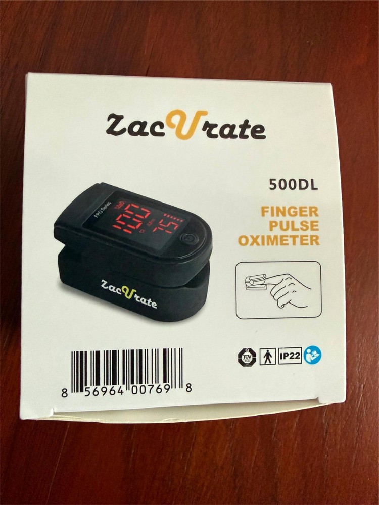 ZACURATE 500DL FINGER PULSE OXIMETER