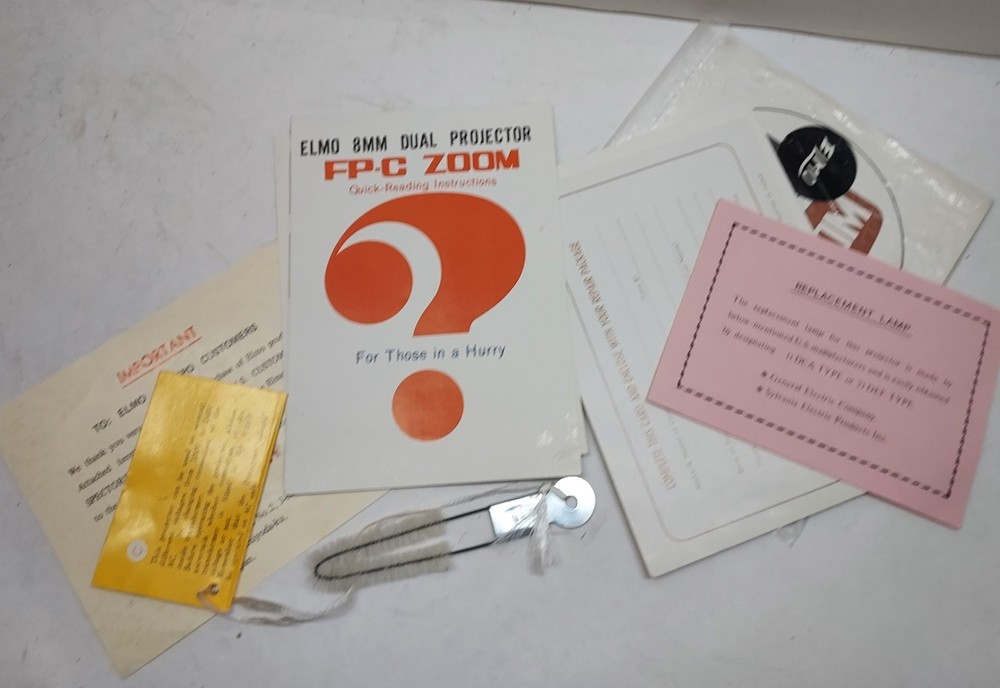 Vintage Elmo FP-C 8mm Portable Projector - In Box