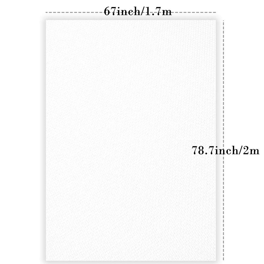 Light Diffuser Diffusion Fabric 2 Yard x 67 Inch / 2x1.7m Nylon Silk White