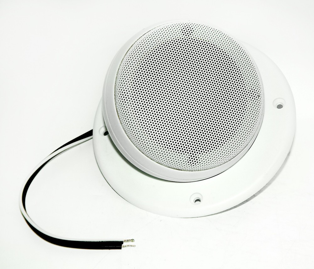 Adjustable Angle 3" Home RV Theater White Satellite Speaker - Ceiling Wall Mount