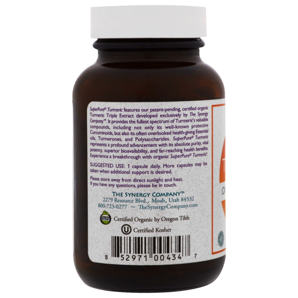 SuperPure Turmeric, 60 Capsules