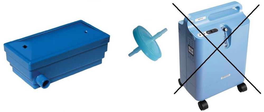 Intake Bacteria Filter and Micro Disk Filter for Respironics EverFlo Oxygen Conc