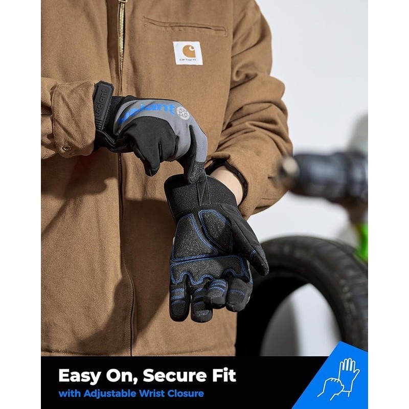 Cold Resistant Waterproof Work Gloves Thermal Touchscreen Grip Outdoor Use