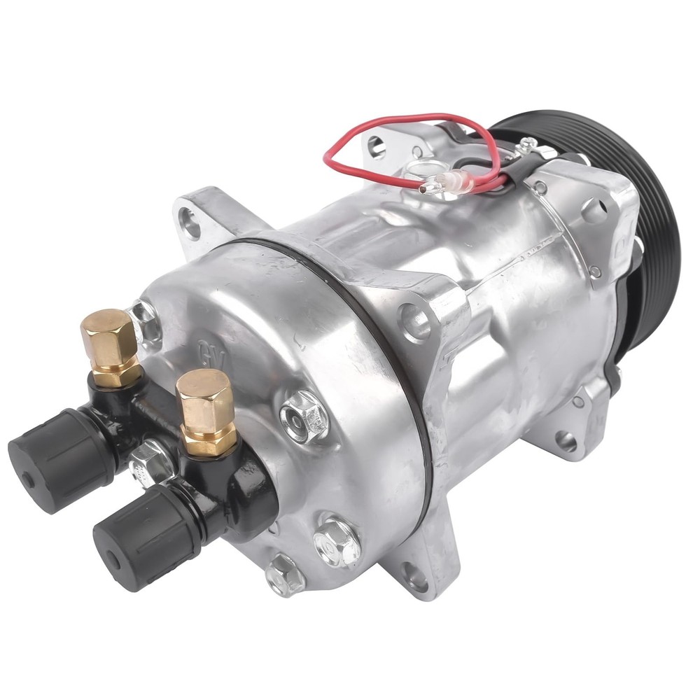 Air Conditioning Compressor Replacement for Thermo King Tripac APU with Clutc...