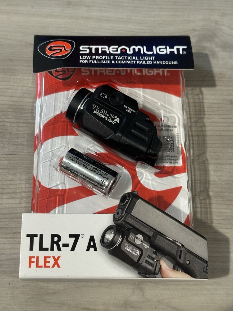 Streamlight TLR-7A Flex Low-Profile Rail-Mounted Tactical Weapon LED Light.