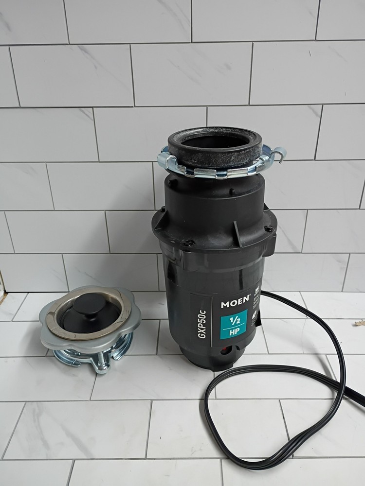 Moen GXP50C 1/2 HP Continuous Feed Garbage Disposal 115V New Open Box