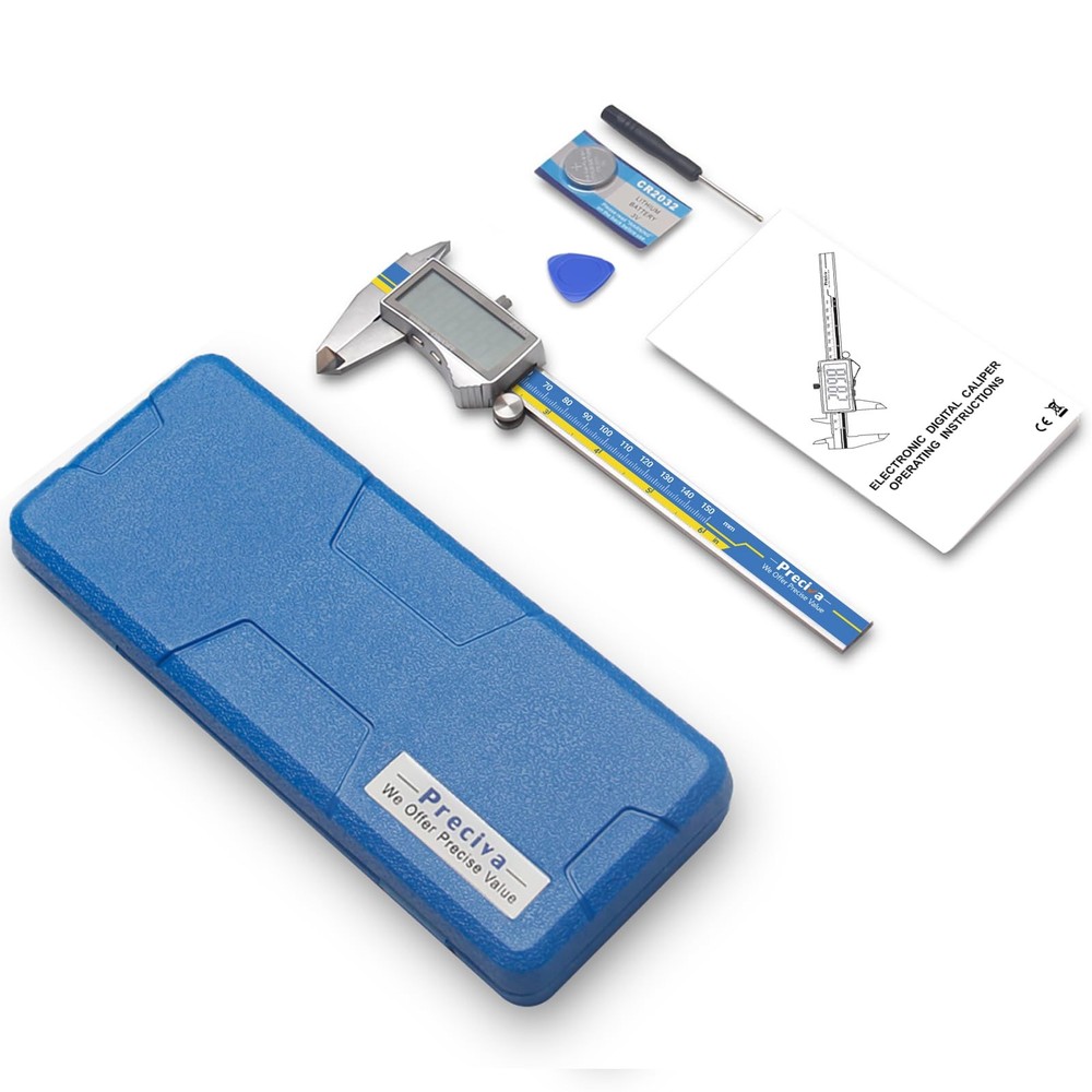 Digital Caliper, Stainless Steel Vernier Caliper Digital, Micrometer Calipers...