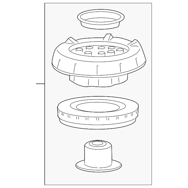 Genuine GM Front Shock Absorber Mount 22934963