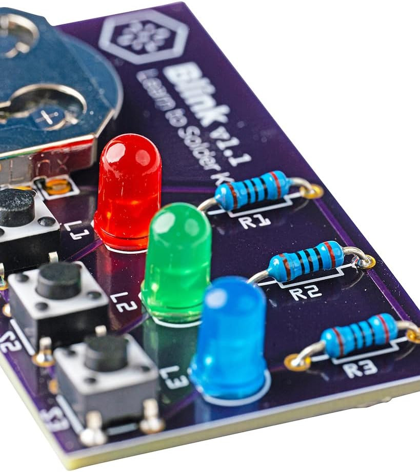 Blink LED Soldering Kit | DIY Electronics Projects for Beginners | Practice for