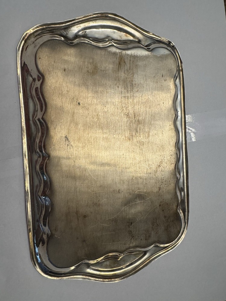 Vintage Silver Plated Serving Tray