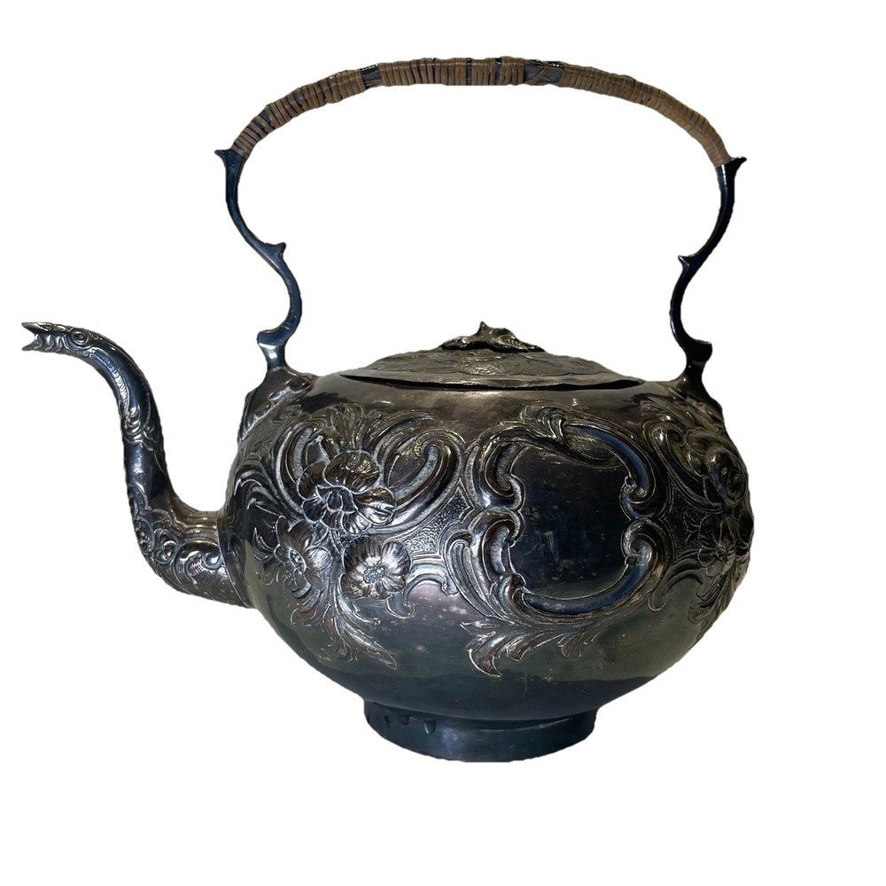 Vintage Ornate Silver Plated Tea Pot