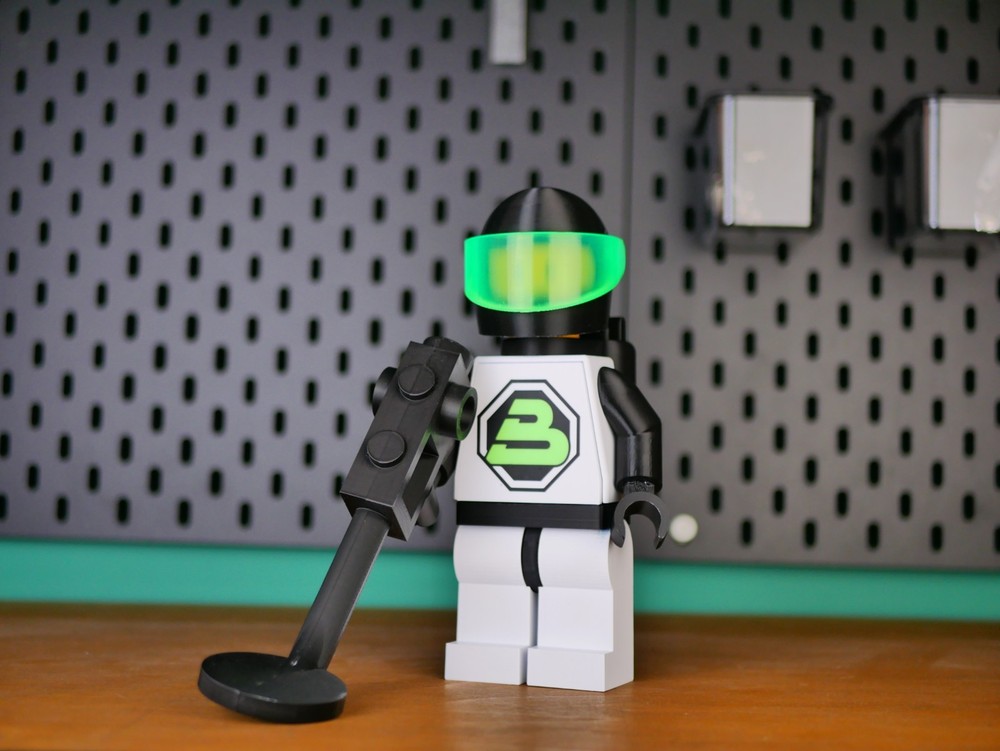3D Printed LEGO Inspired -9" BLACKTRON ii