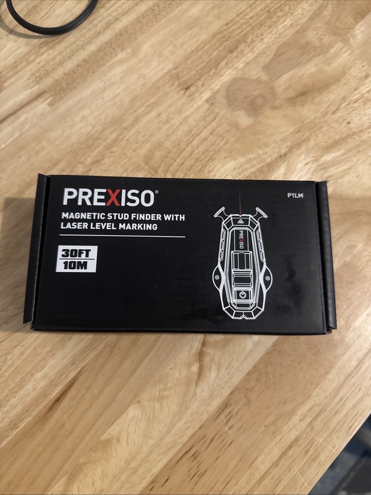 PREXISO 2-in1 Stud Finder Multi Surface Line Laser Wall Stud Scanner Laser Level