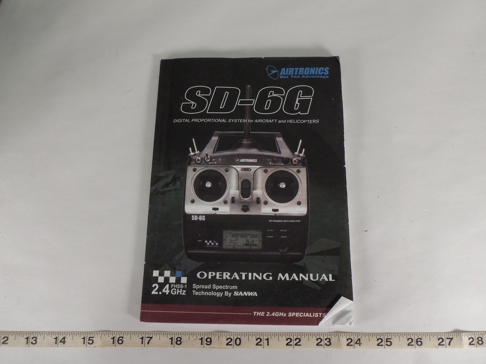 Sanwa SD-6G Transmitter Remote Control With Receiver 2.4 GHz Frequency Digital