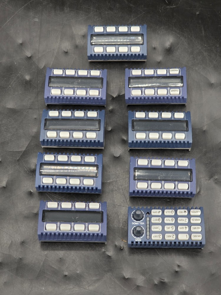 Clear-Com I-1430E Digital Matrix Intercom Control Panel – Lot of 8