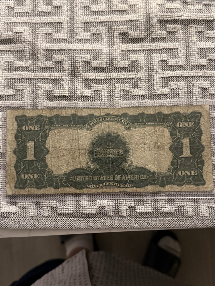 1899 $1 US Large Silver Certificate Black Eagle