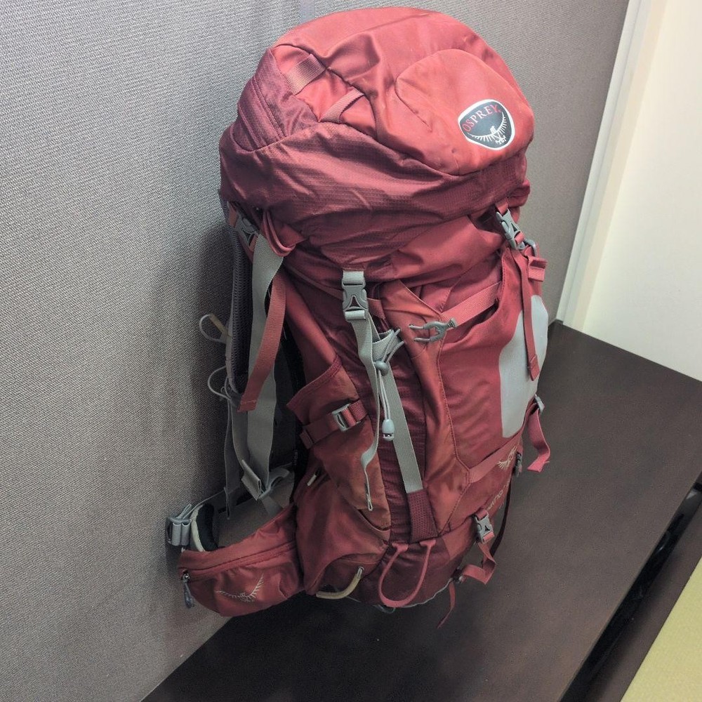 Osprey Aether 60 Backpack Large Capacity Trekking Climbing Used