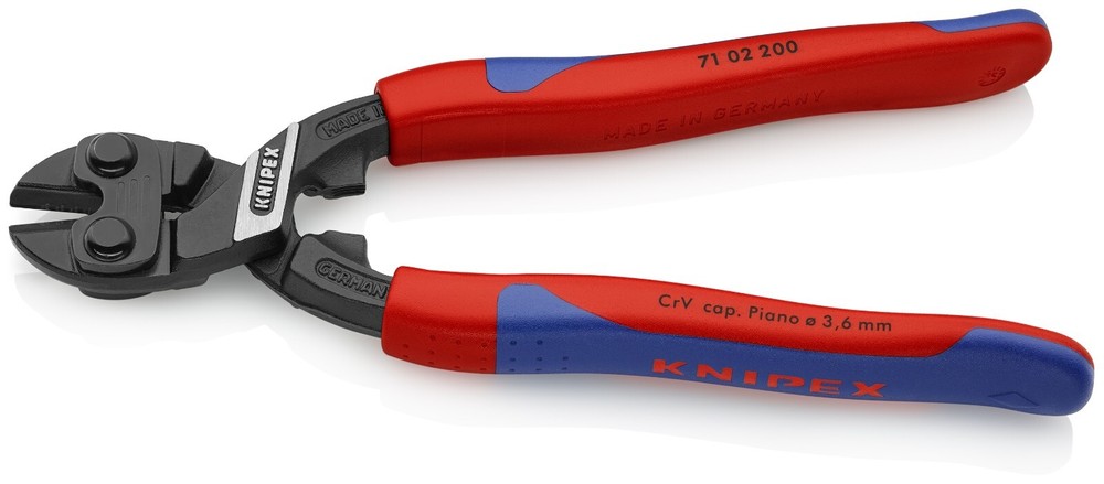 Knipex CoBalt® High Leverage Bolt Cutters 8" 71 02 200
