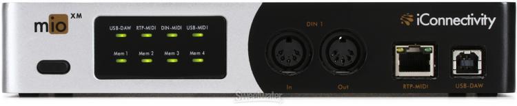 iConnectivity mioXM 4x4 USB-MIDI, DIN-MIDI, RTP Network-MIDI Interface