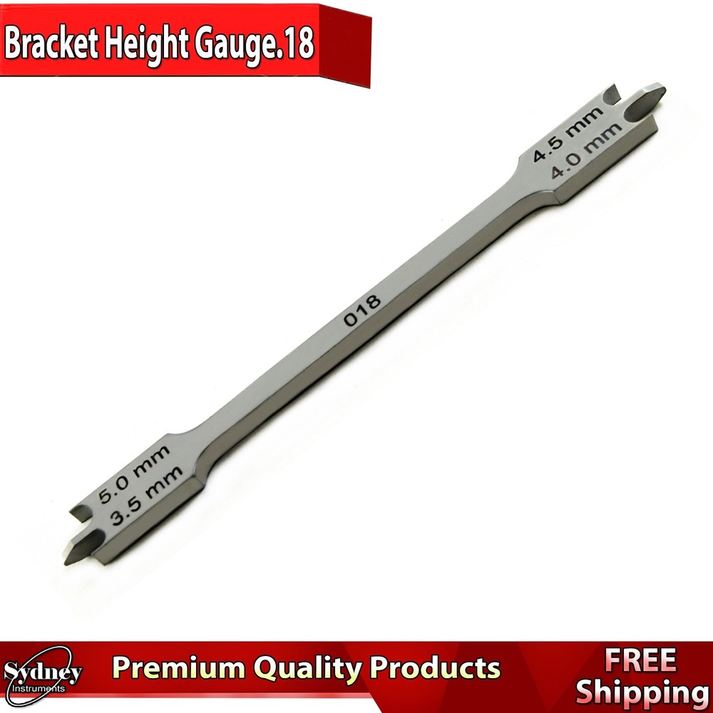 Bracket Positioning Height Gauge Fully Adjustable Tooth Braces Adjusting Lab