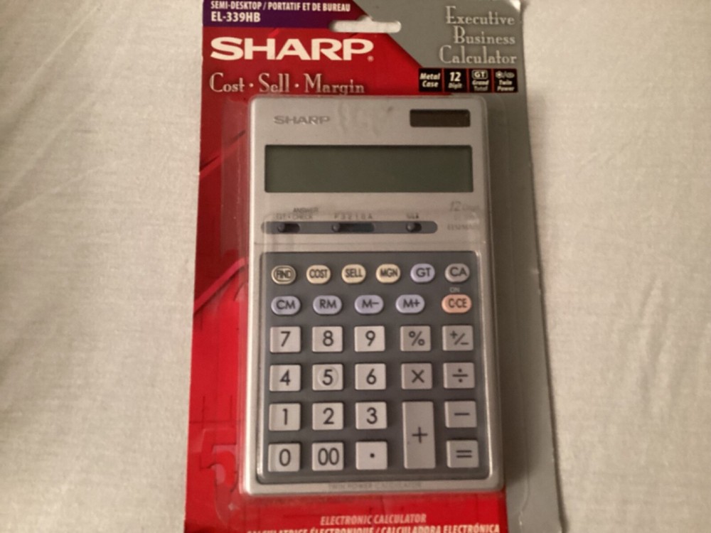 Sharp El 339 HB Executive Portable Desktop Handheld