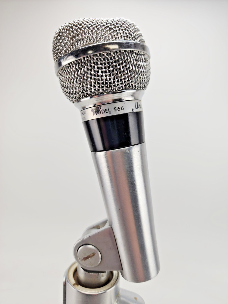 Vintage Shure 566 Dynamic Microphone Tested Working 546 565 XLR