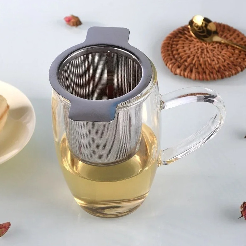 1 pc Stainless Steel Mesh Tea Infuser Reusable Tea Strainer Leaf Coffee Filter