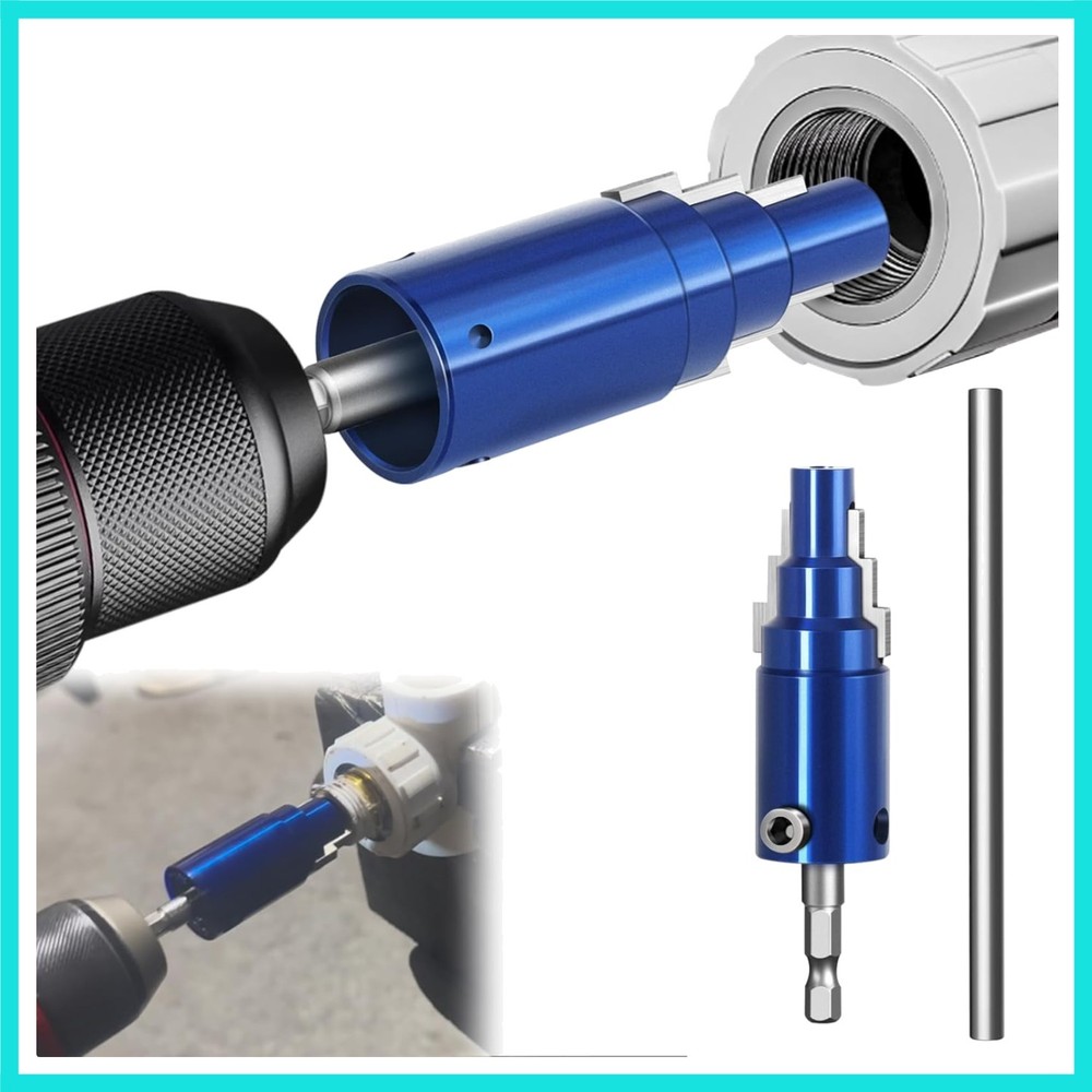 Broken Pipe Extractor Tool for 1/2" 3/4" 1" Pipes - Internal Pipe Wrench for ...