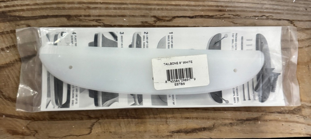 Powell Peralta TAIL BONE 8" REISSUE Skateboard Guard White