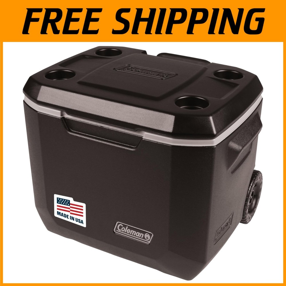 Xtreme 50qt Cooler on Wheels - Telescoping Handle