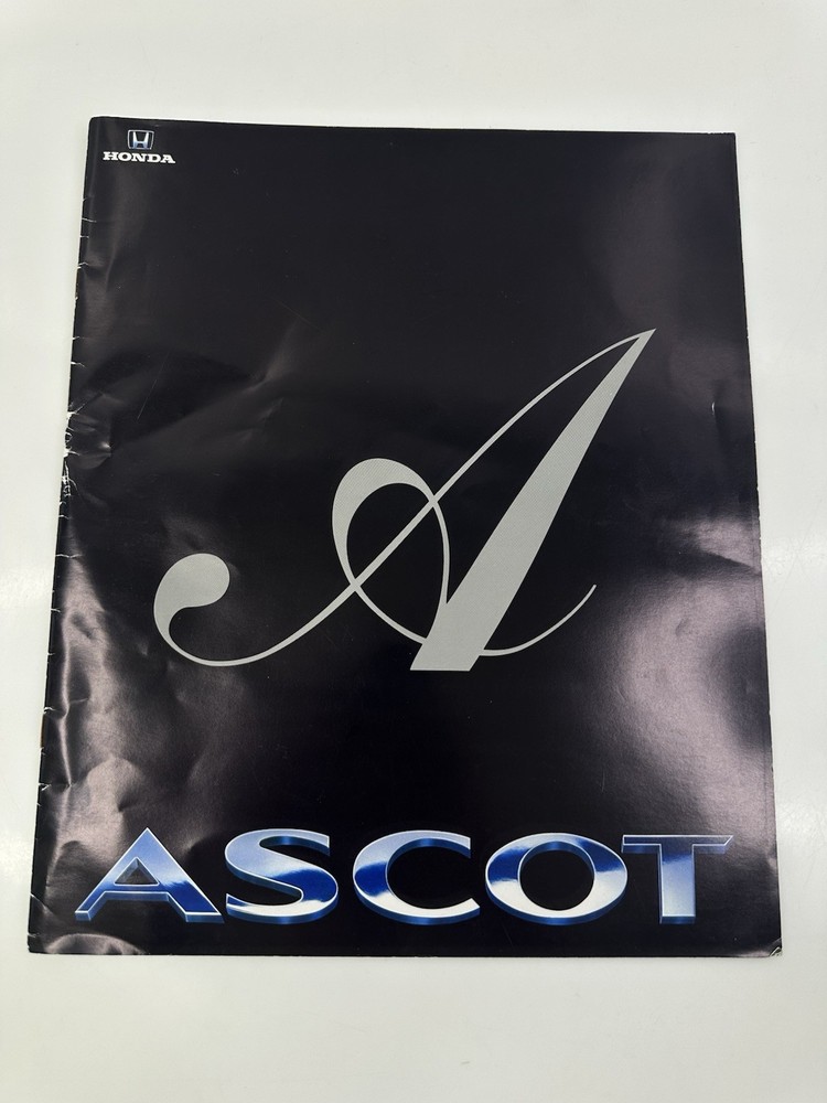 Vintage 1990 Honda Ascot Catalog Brochure Japan HTF